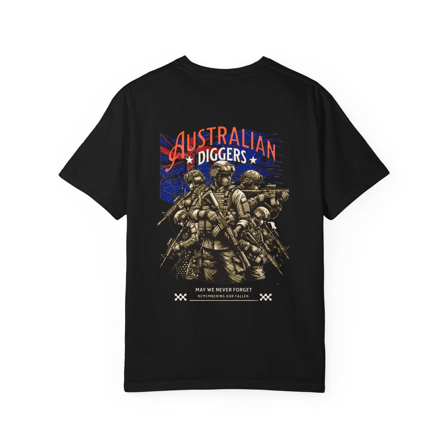 Unisex Garment-Dyed T-Shirt | Australian Diggers Tribute Tee, Military Remembrance Shirt, Heritage Apparel, Veterans Day Gift, Casual [...]