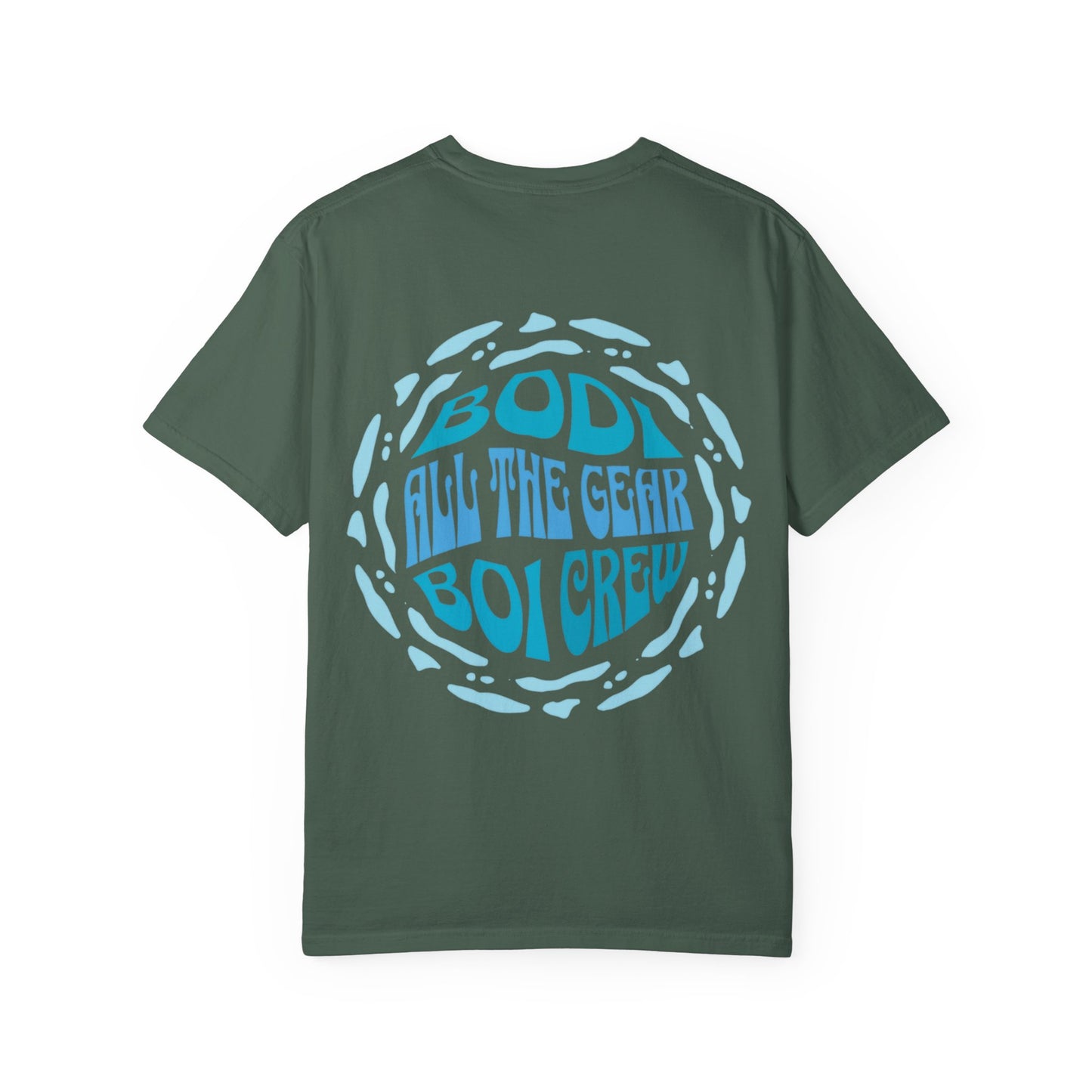 Bodi Gear Crew T-Shirt | Unisex Casual Graphic Tee for Outdoor Adventures, Gift for Him, Retro Style, Summer Vibe, Relaxed Fit