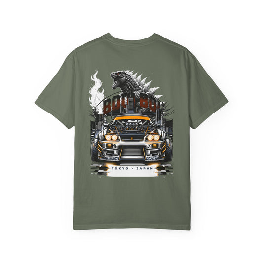 Godzilla Graphic Unisex T-Shirt, Retro Car T-Shirt, Tokyo Japan T-Shirt, Casual Tee Shirt, Unisex Fashion Tee, Stylish Streetwear