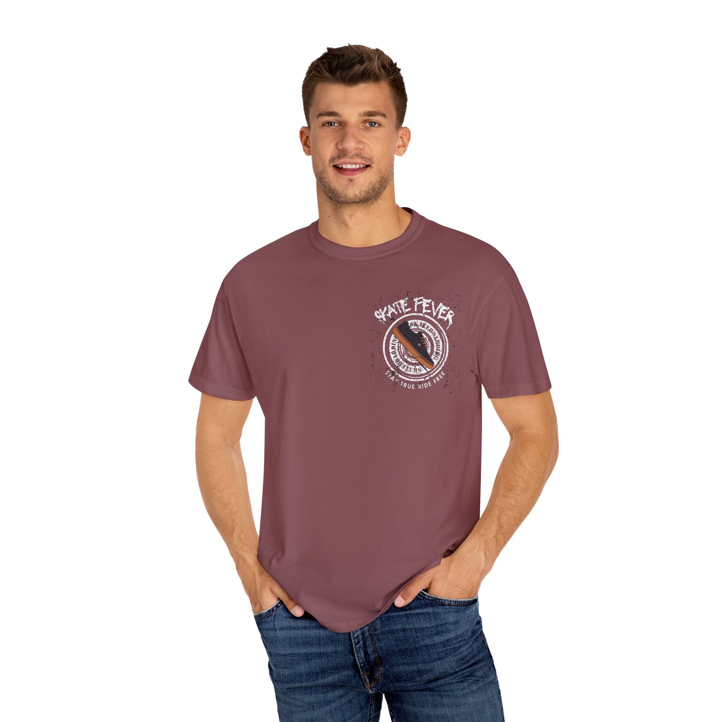 Skate Fever Unisex T-shirt - Retro Skateboarding Tee, Gift for Skaters, Streetwear, Casual Style, Birthday, Chill Vibes