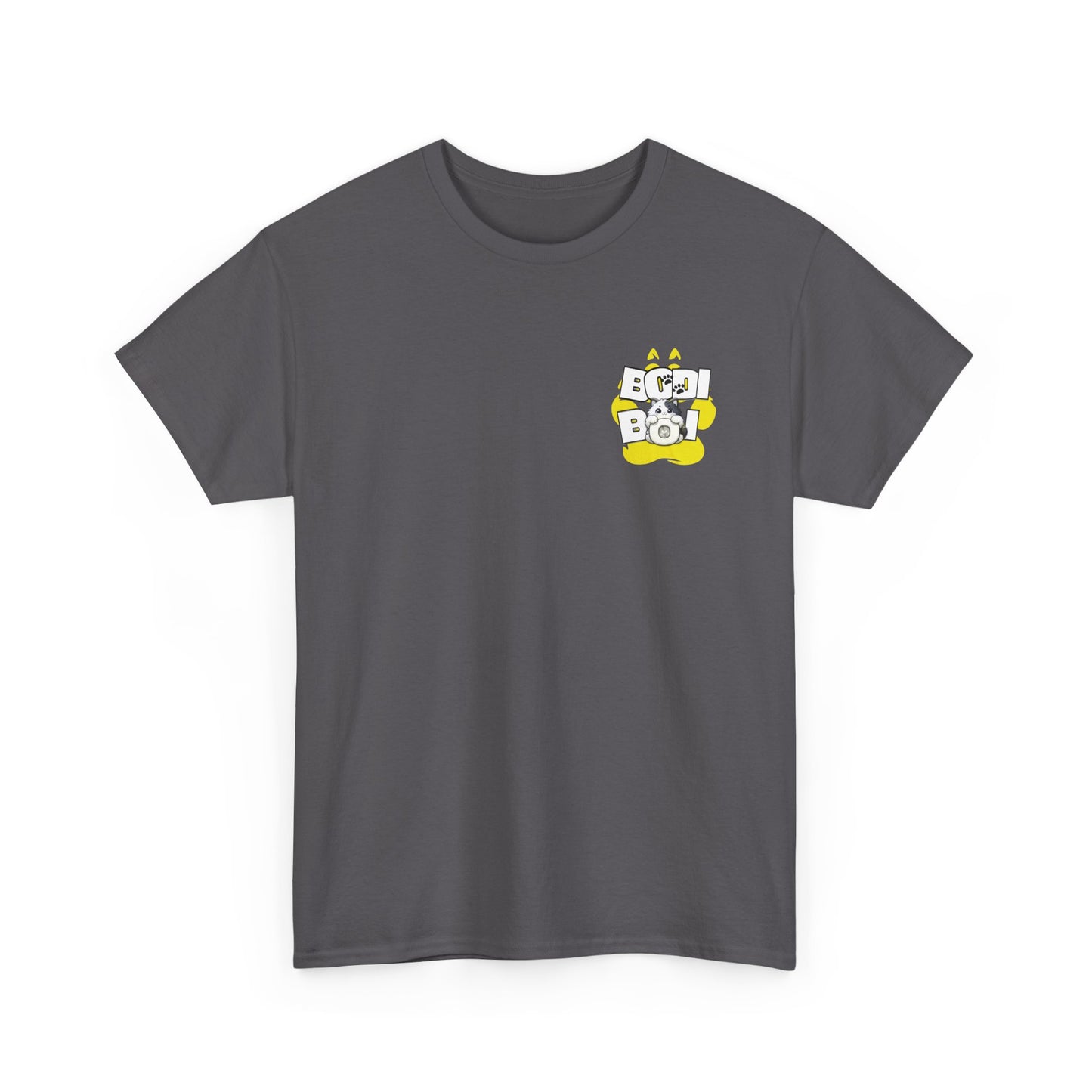 Boo Boi Unisex Heavy Cotton Tee | Cute Animal Graphic Shirt, Casual Wear, Gift for Pet Lovers, Fun T-Shirt, Unique Design