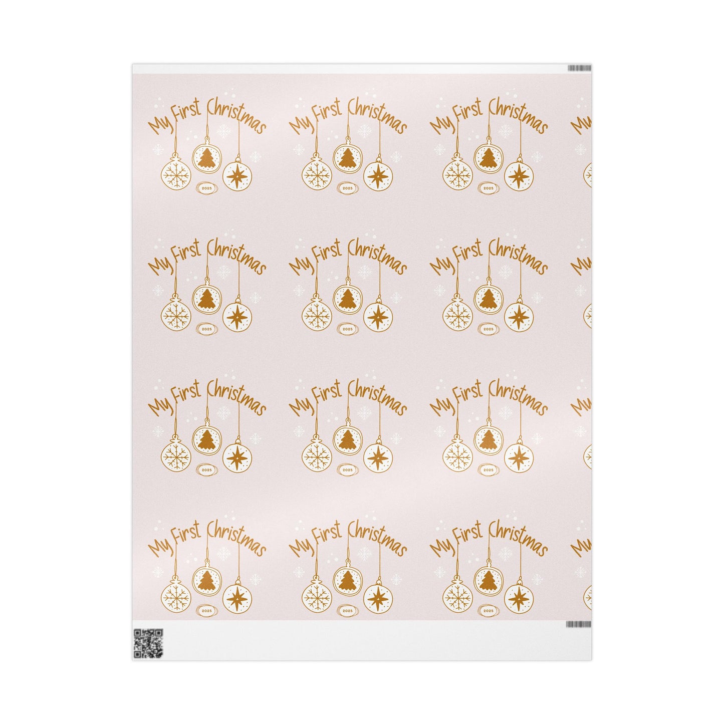 babys First Christmas Wrapping Paper, Holiday Gift Wrap, Christmas Decor, Birthday Presents, Baby's First Christmas, Festive Wrap