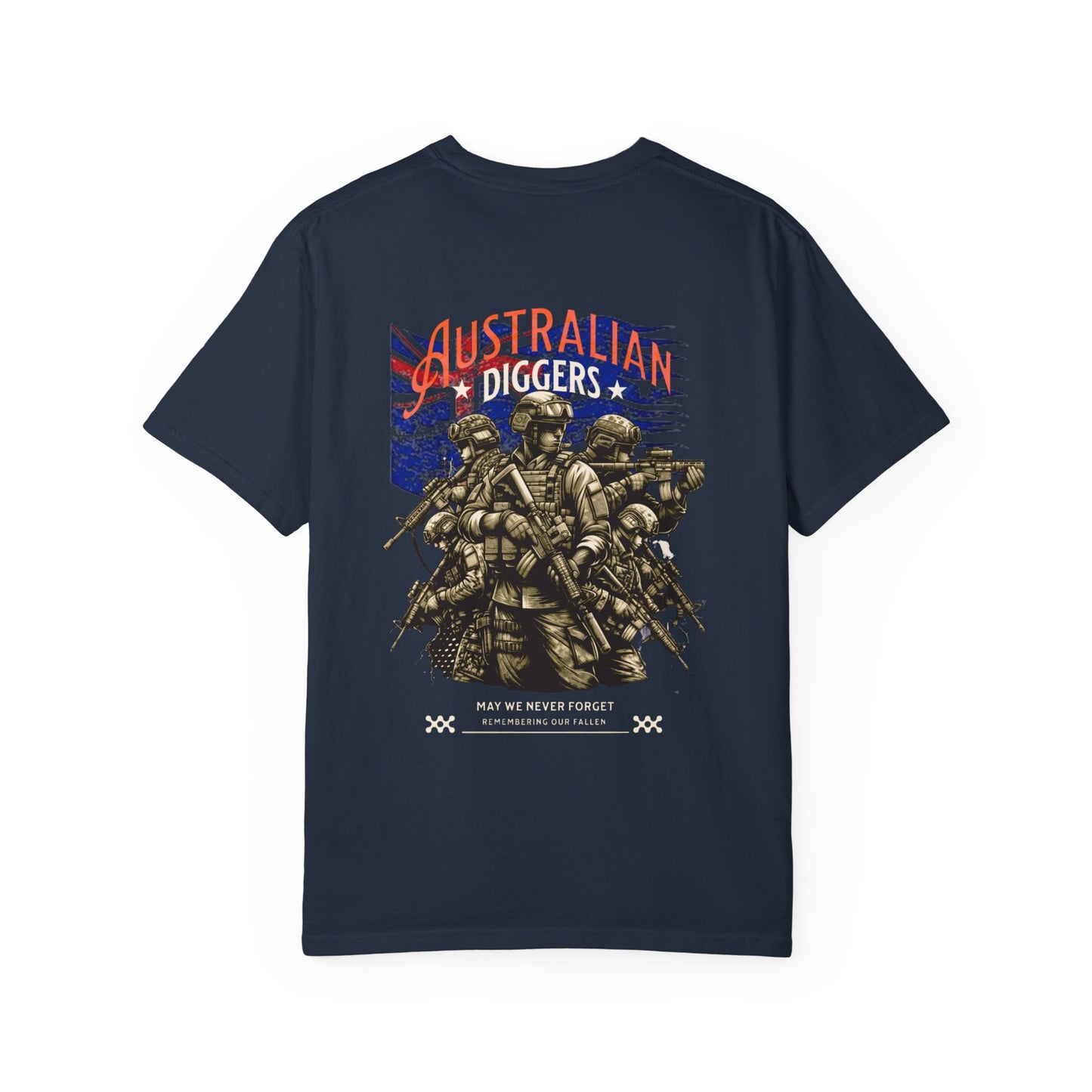 Unisex Garment-Dyed T-Shirt | Australian Diggers Tribute Tee, Military Remembrance Shirt, Heritage Apparel, Veterans Day Gift, Casual [...]