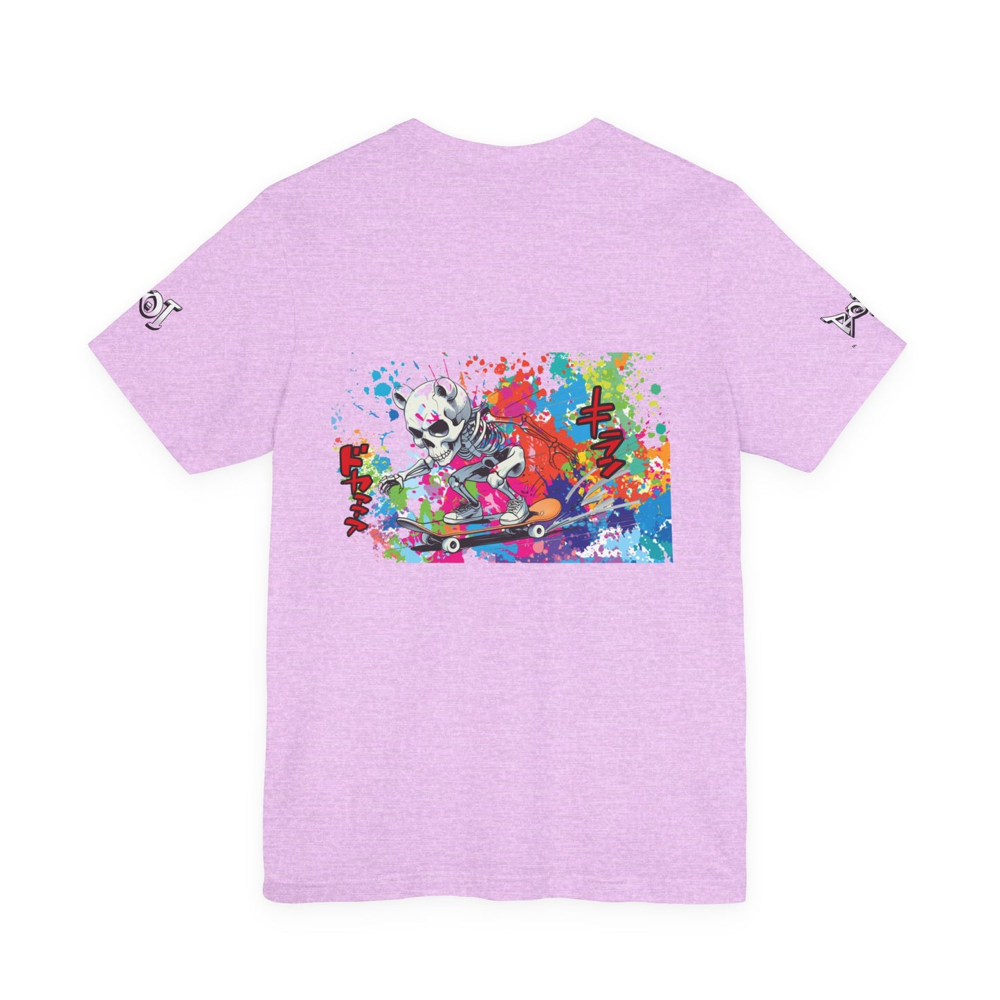 Colorful Skateboarding Art Unisex Tee, Trendy Graphic T-Shirt, Skate Culture Apparel, Fun Streetwear Gift, Summer Festival Shirt, [...]