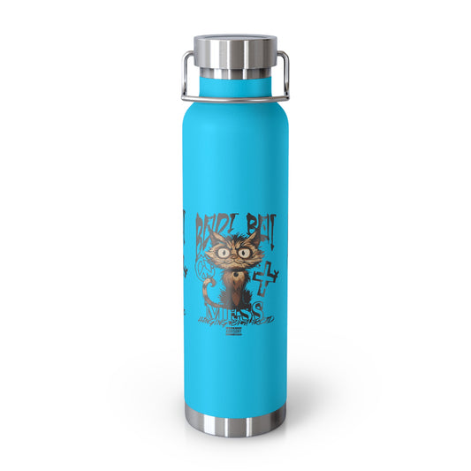 Cute Cat Design Water Bottle, Insulated Copper Flask for Pet Lovers, Fun Gift for Kids, Hydro Bottle for School, Unique Travel Mug, [...]