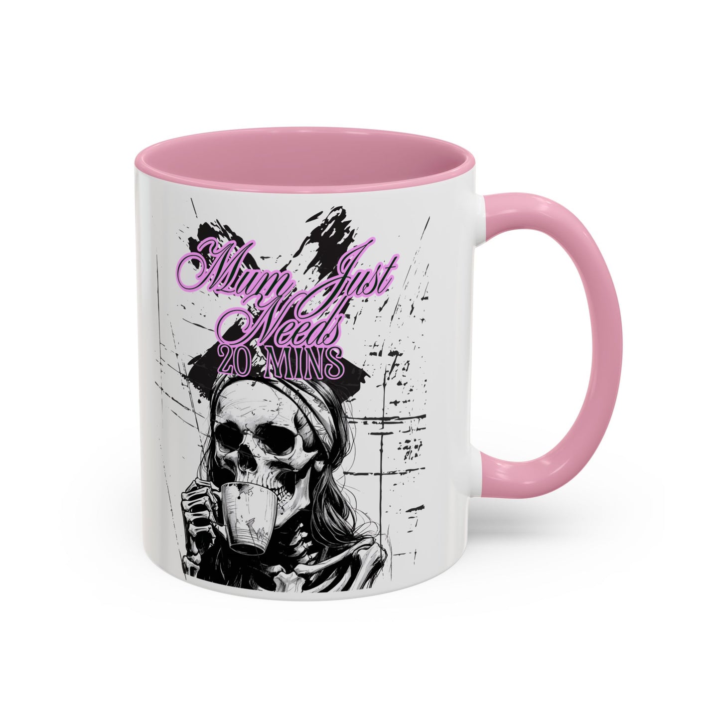 Mum Just Needs 20 min | Perfect for Coffee Lovers, Halloween Decor, Gift for Her, Unique Homeware, Fun Office Mug