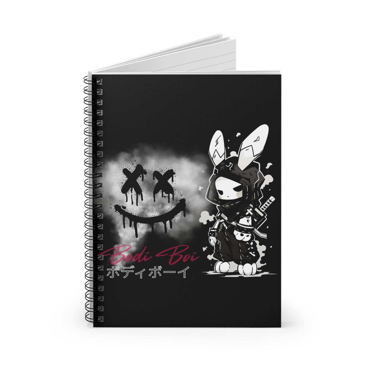 Kawaii Spiral Notebook, Cute Journal for Artists, Aesthetic Stationery Gift, Anime Sketchbook, Creative Writing Companion, Unique [...]