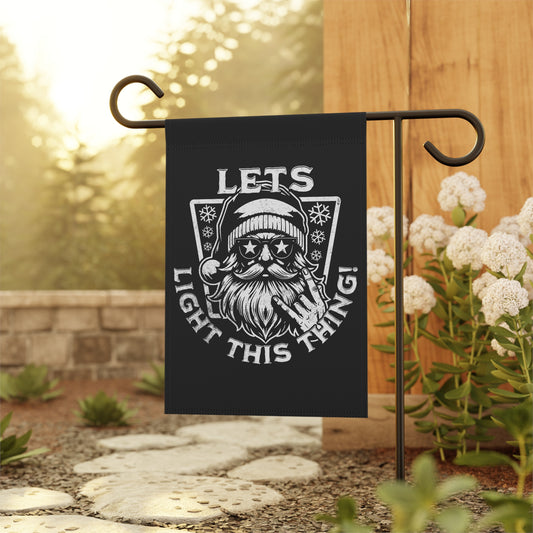 Christmas Garden Banner, Holiday Decor, Festive Outdoor Flag, Winter Home Decoration, Seasonal Garden Sign, Yard Art
