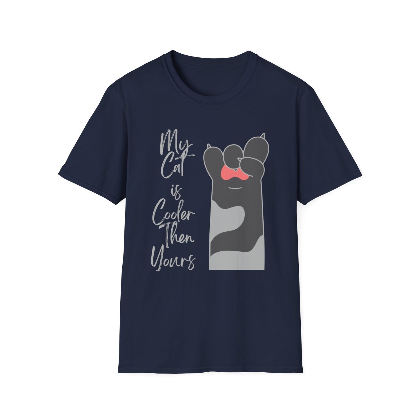 Cat Lover my cat is cooler Unisex T-Shirt: My Cat is Cooler Than Yours, Gift for Pet Lovers, Funny Cat Tee, Animal Lover Apparel, Birthday Gift