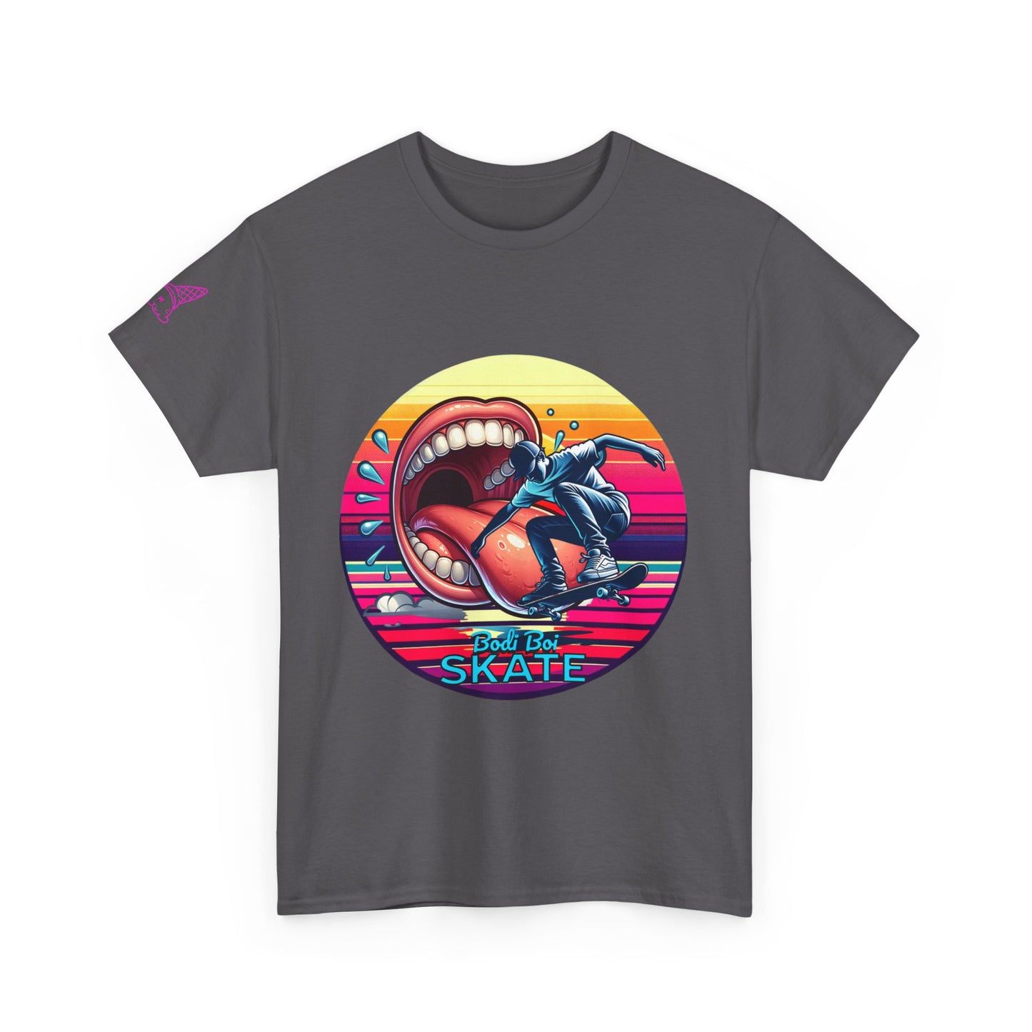 Retro Skate Graphic Tee, Fun Streetwear, Unisex Cotton Shirt for Skaters, Gift for Skate Lovers, Men's and Women's Tee