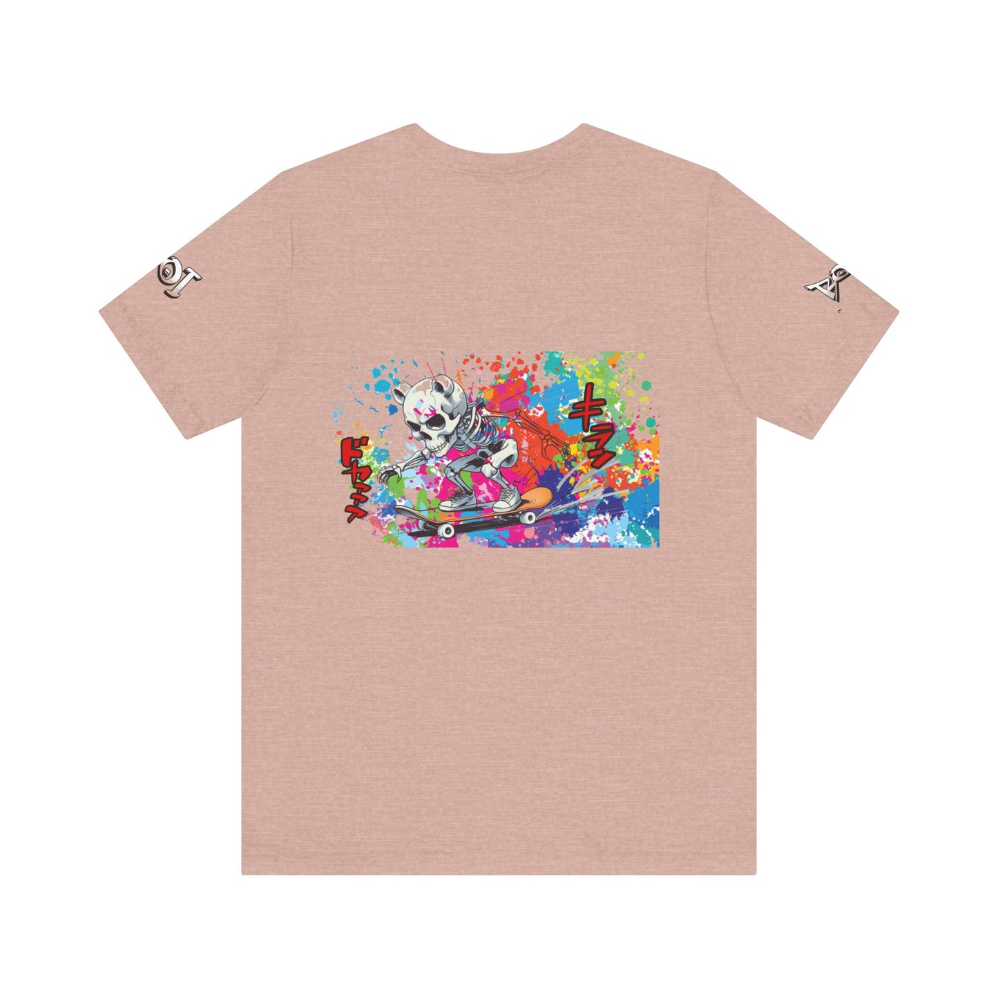 Colorful Skateboarding Art Unisex Tee, Trendy Graphic T-Shirt, Skate Culture Apparel, Fun Streetwear Gift, Summer Festival Shirt, [...]