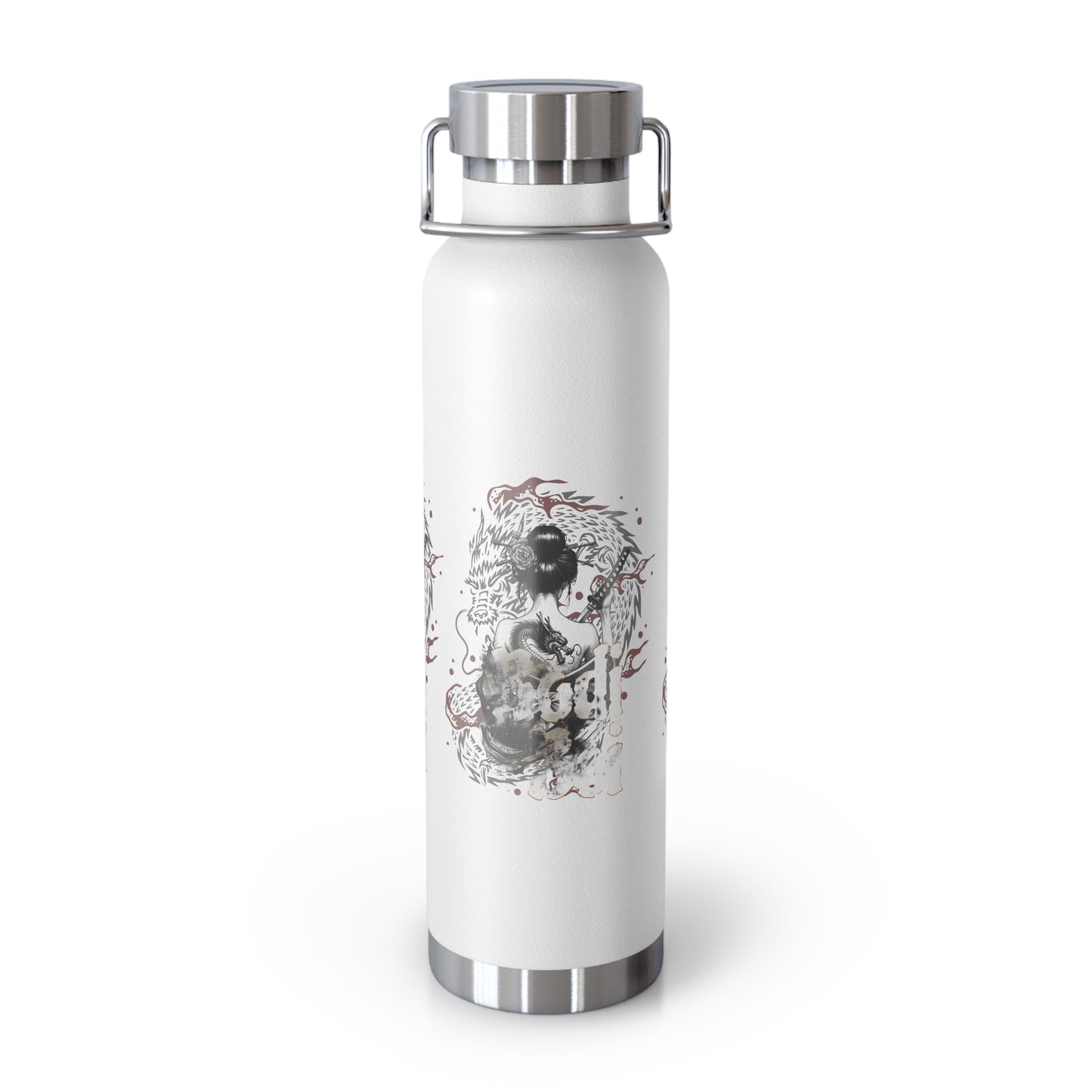 Stylish Insulated Water Bottle, Eco-friendly Drinkware, Stainless Steel Travel Flask, Perfect Gift for Adventurers, Unique Art Design