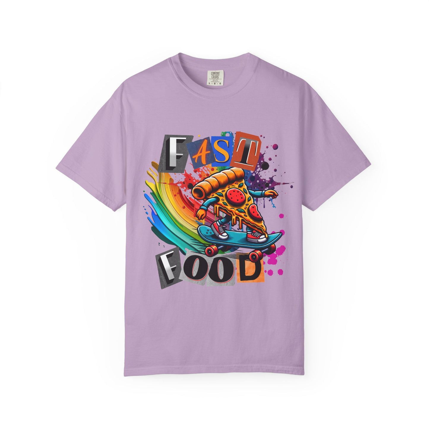 Fast Food Skate Graphic T-Shirt, Unisex T-Shirt, Retro Style Tee, Perfect for Food Lovers, Skate Culture, Casual Wear