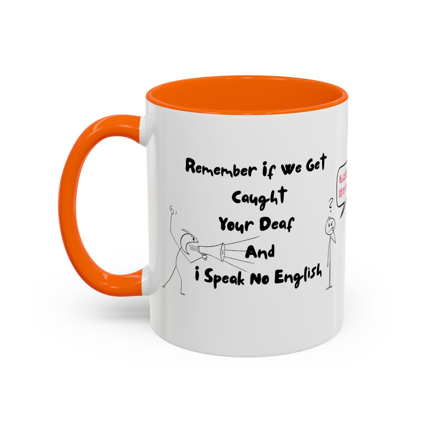 Humorous Accent Coffee Mug, Funny Gift for Language Lovers, Quirky Tea Mug, Cute Coffee Cup, Ideal for Friends, Family, or Students