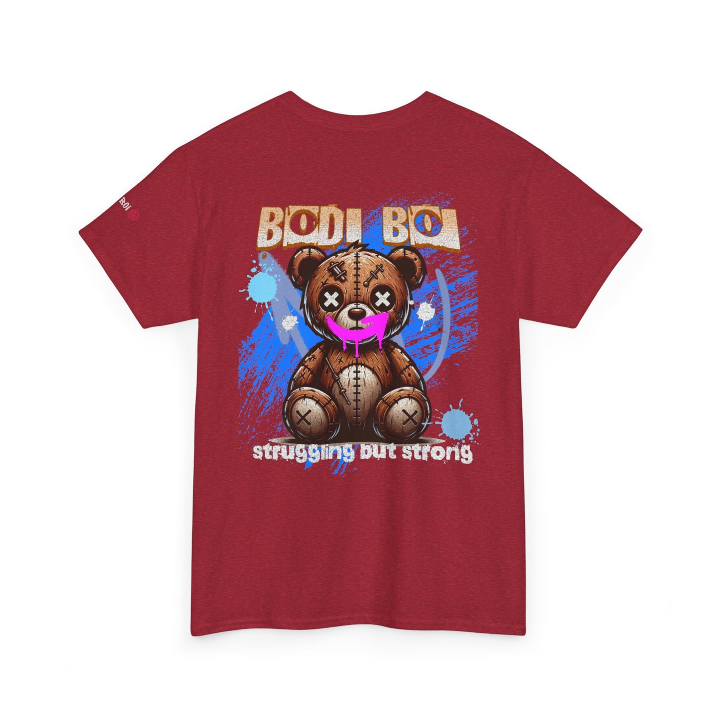 Unisex Heavy Cotton Tee with Playful Bear Design, Cute Graphic Tee for Everyday Wear, Fun Gift for Birthdays, Casual Fashion [...]
