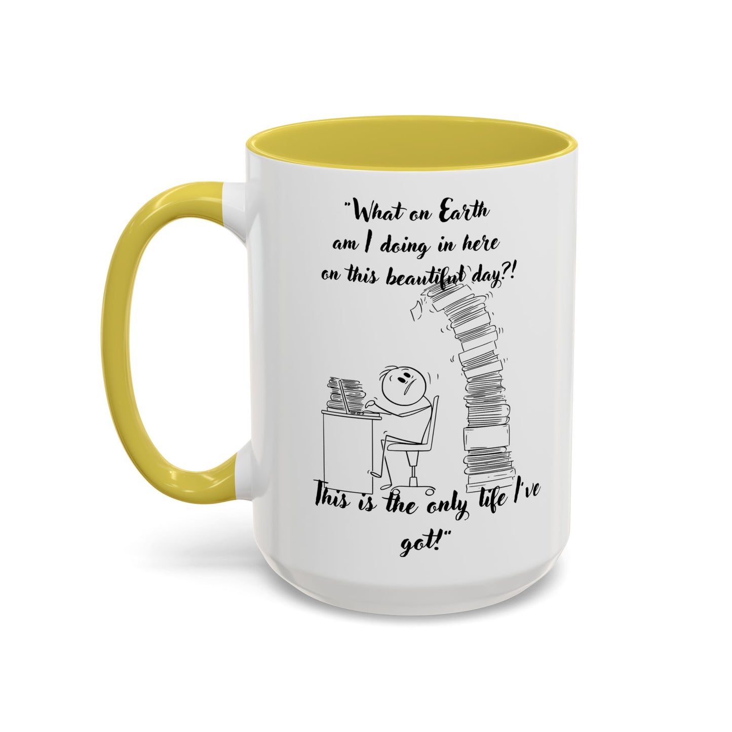 What am I doing here  Coffee Mug - Perfect for Writers, Students, and Book Lovers!
