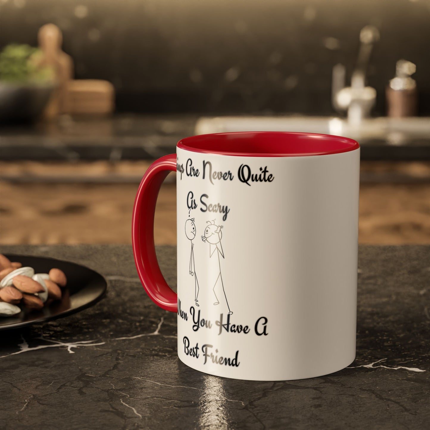 Best Friend Quote Mug, Friendship Gift, Coffee Cup, Motivational Mug, Funny Present for Friends