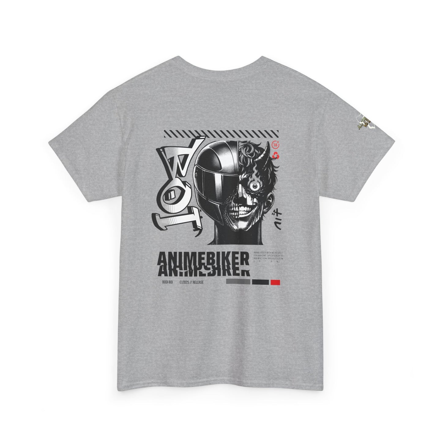 Anime-Inspired Unisex Heavy Cotton Tee | Casual Streetwear | Gift for Gamers, Anime Lovers, Unique Graphic Tee, Everyday Fashion