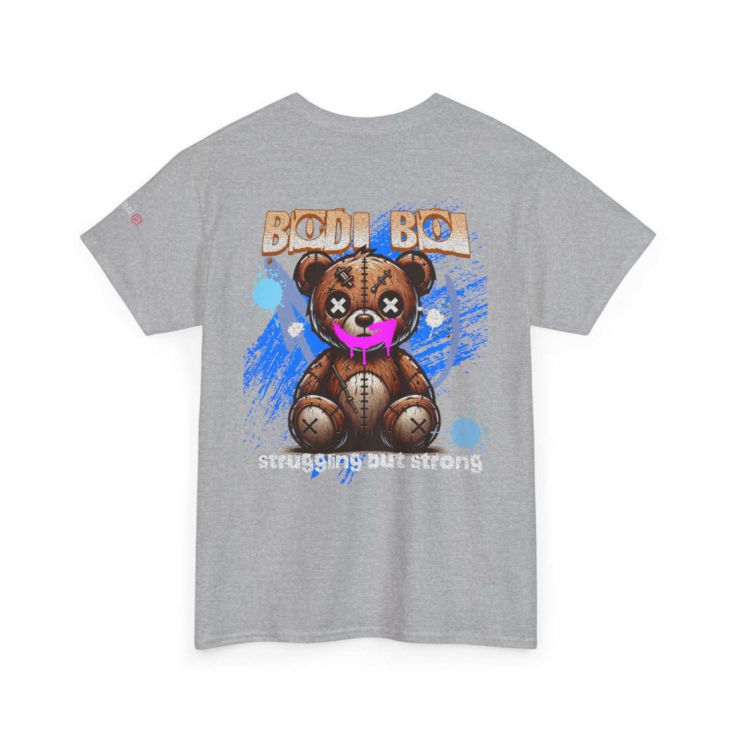 Unisex Heavy Cotton Tee with Playful Bear Design, Cute Graphic Tee for Everyday Wear, Fun Gift for Birthdays, Casual Fashion [...]