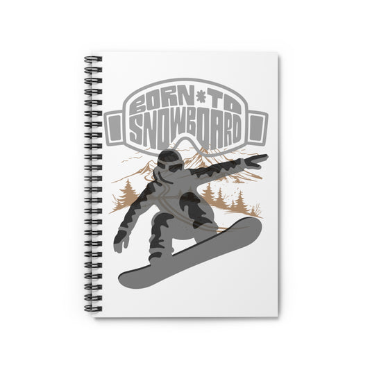 Snowboarder Spiral Notebook - Perfect for Snowboarding Enthusiasts, Gift for Winter Sports Lovers, Ideal for Journaling & Planning