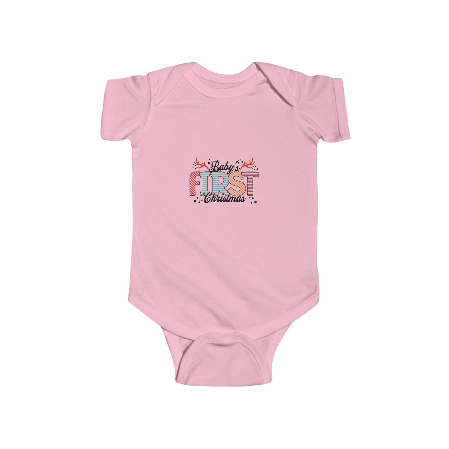 Baby's First Christmas Bodysuit, Infant Christmas Outfit, Holiday Baby Onesie, Cute Baby Gift, First Christmas Keepsake