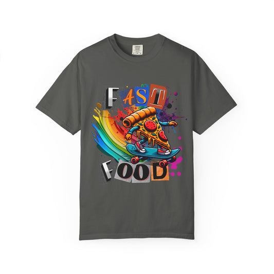 Fast Food Skate Graphic T-Shirt, Unisex T-Shirt, Retro Style Tee, Perfect for Food Lovers, Skate Culture, Casual Wear