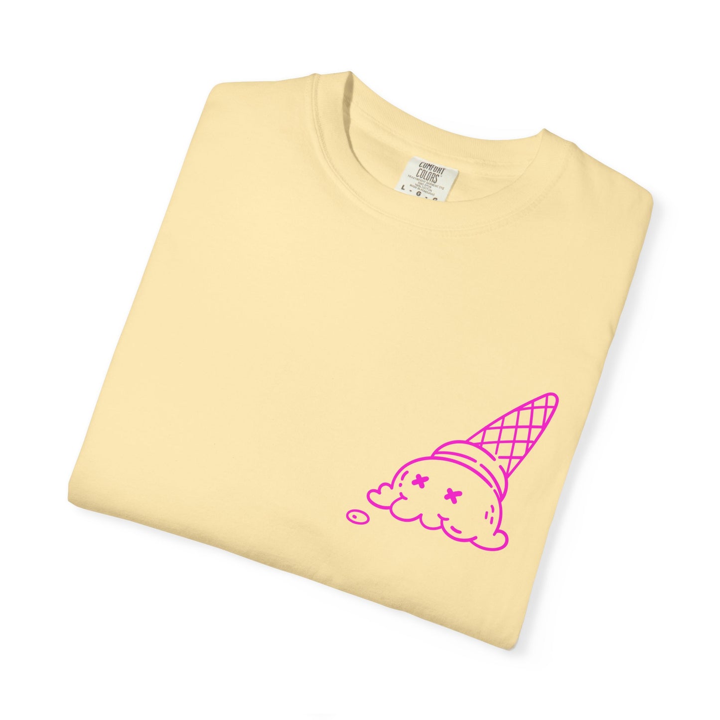 Cool Ice Cream & Helmet Graphic T-Shirt, Unisex Casual Tee, Gift for Ice Cream Lovers, Summer Vibes, Streetwear Fashion