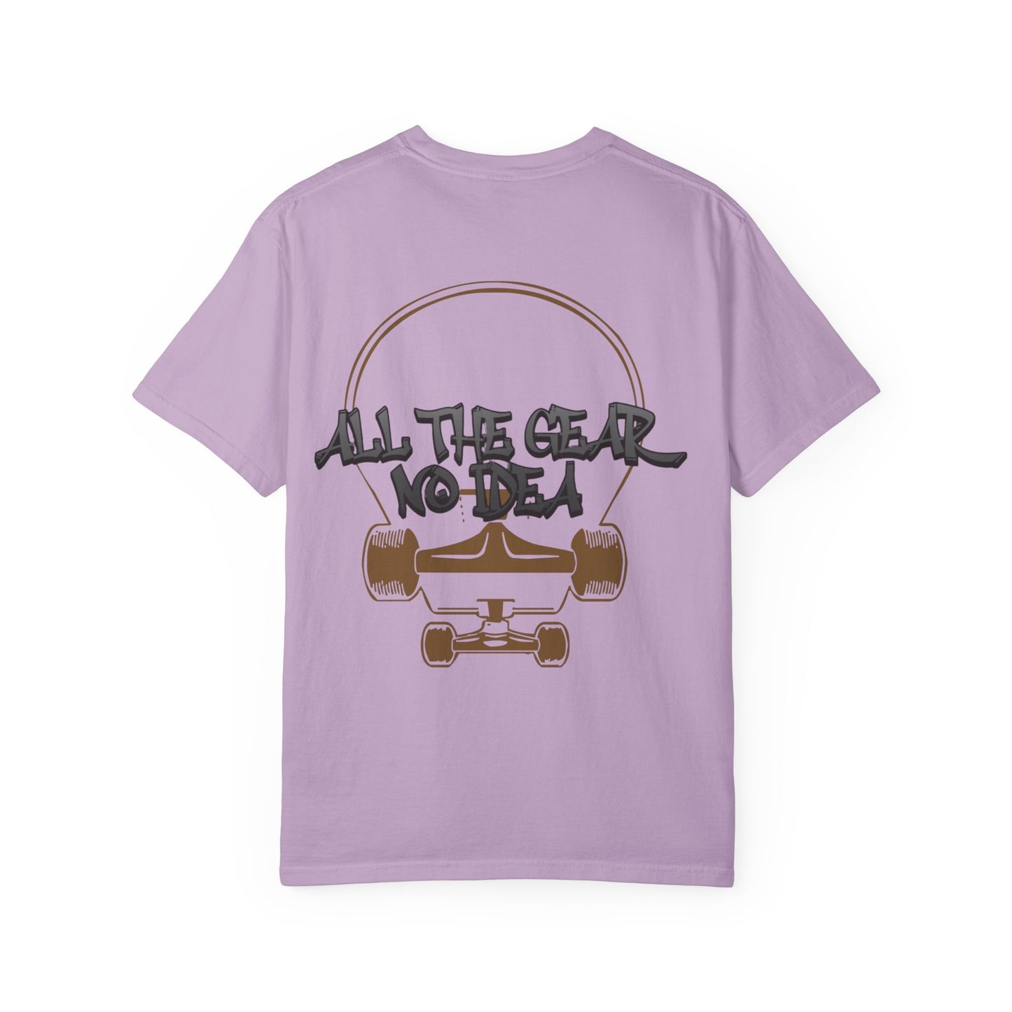 Skateboard Vibes Unisex T-Shirt | Streetwear Style, Casual Tee, Graphic Tee, Gift for Skaters, All the Gear No Idea