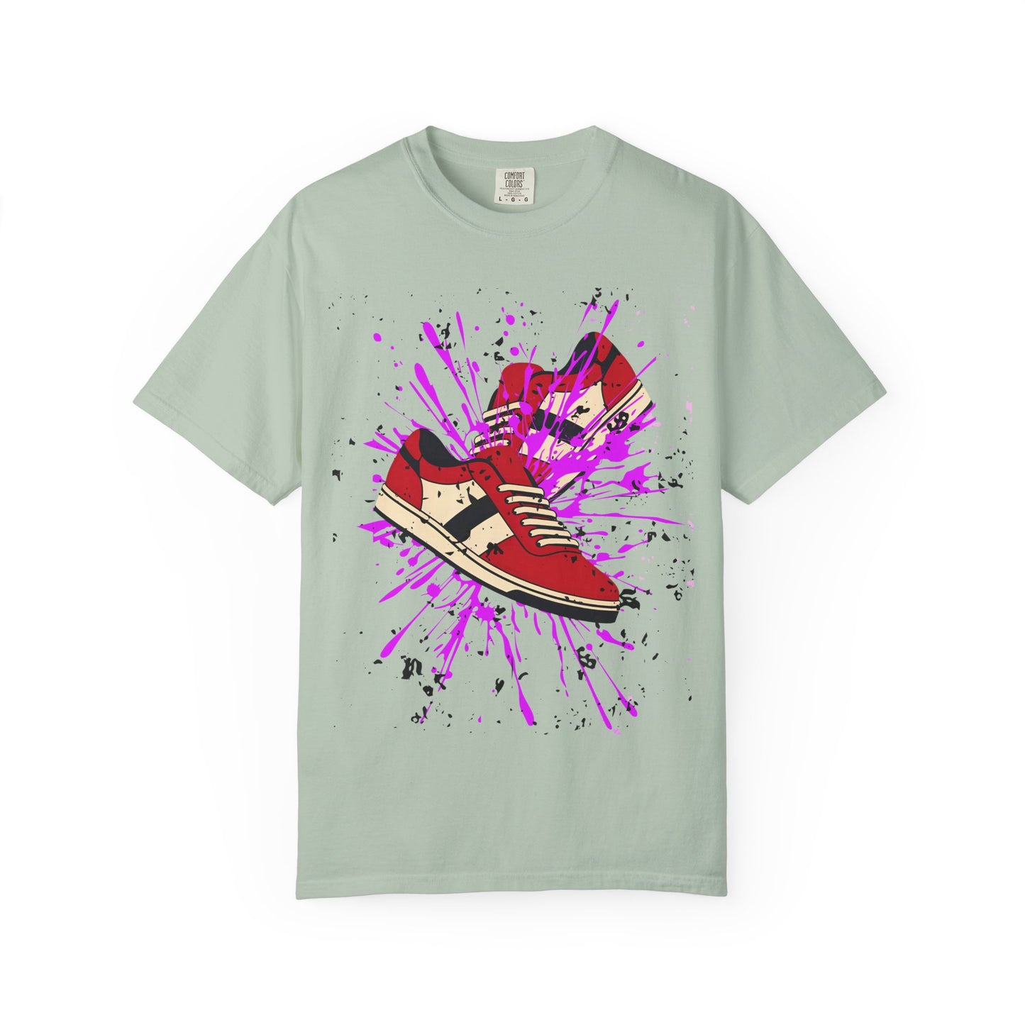 Sneaker Splash Unisex T-Shirt | Vibrant Graphic Tee | Streetwear Style | Perfect for Gift Giving | Hip-Hop Fashion | Casual Wear