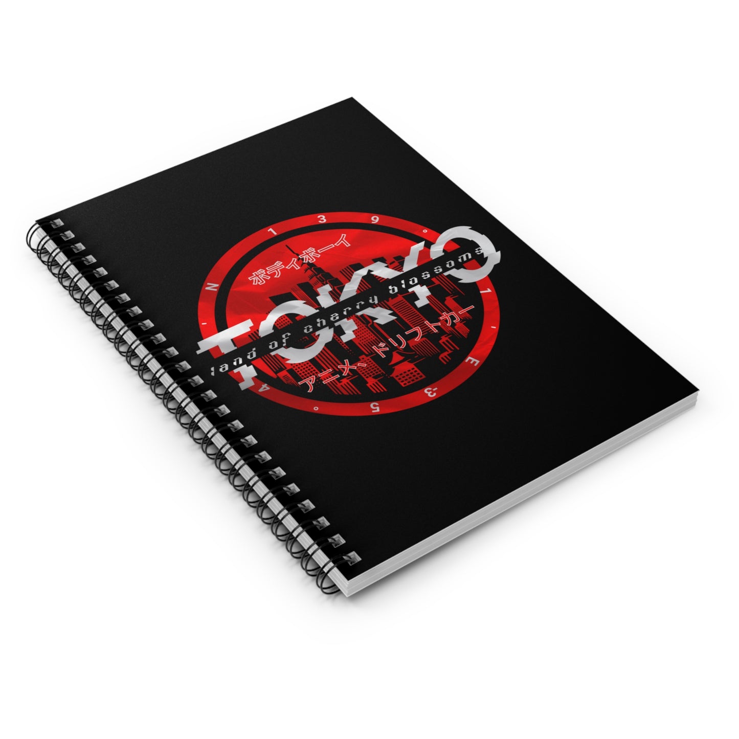 Tokyo Cherry Blossom Spiral Notebook - Perfect for Students, Travelers, Journaling, Gift for Writers, Stationery Lovers