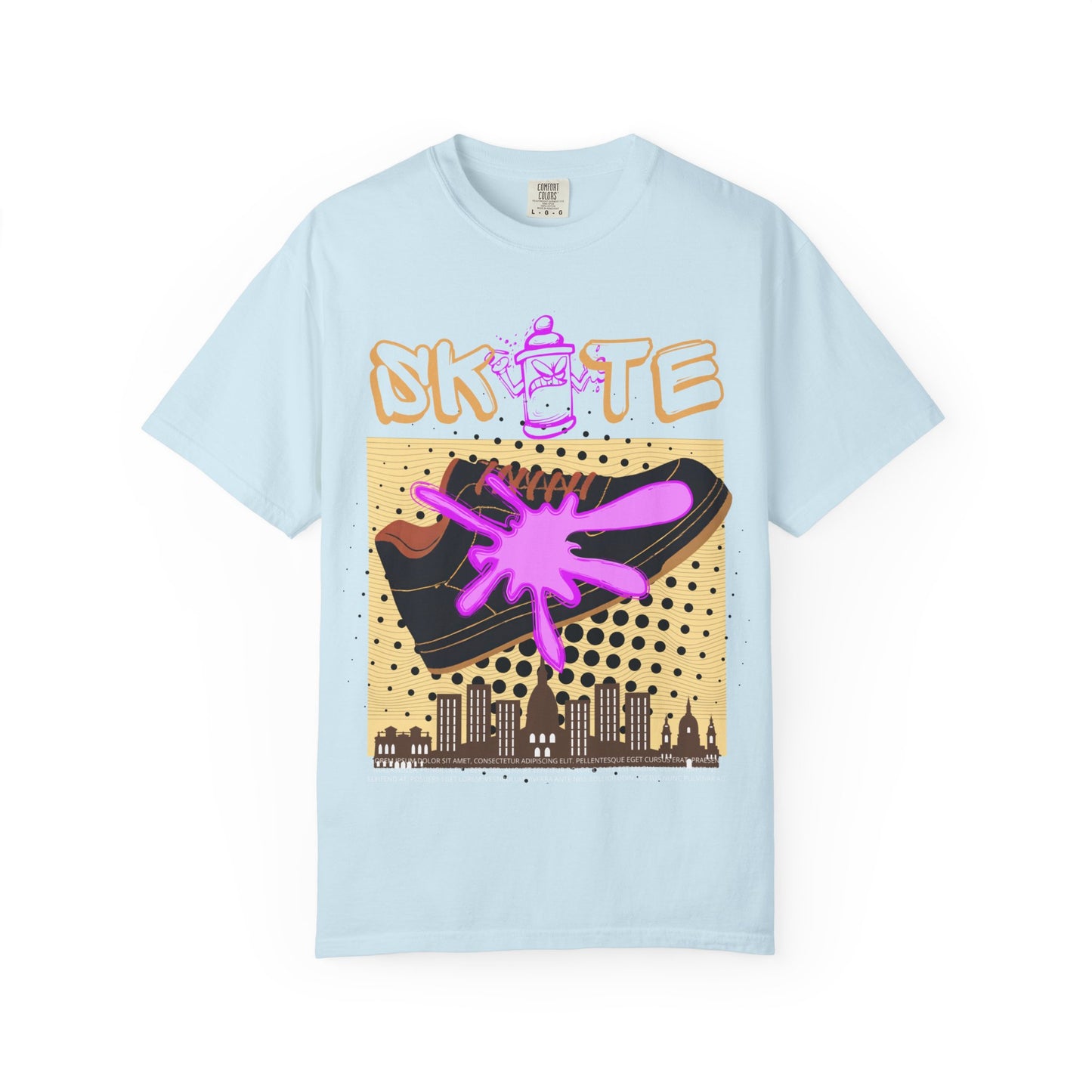 Unisex Skate-Inspired T-Shirt, Streetwear Tee, Graphic Apparel, Casual Wear, Gift for Skaters, Urban Style Shirt