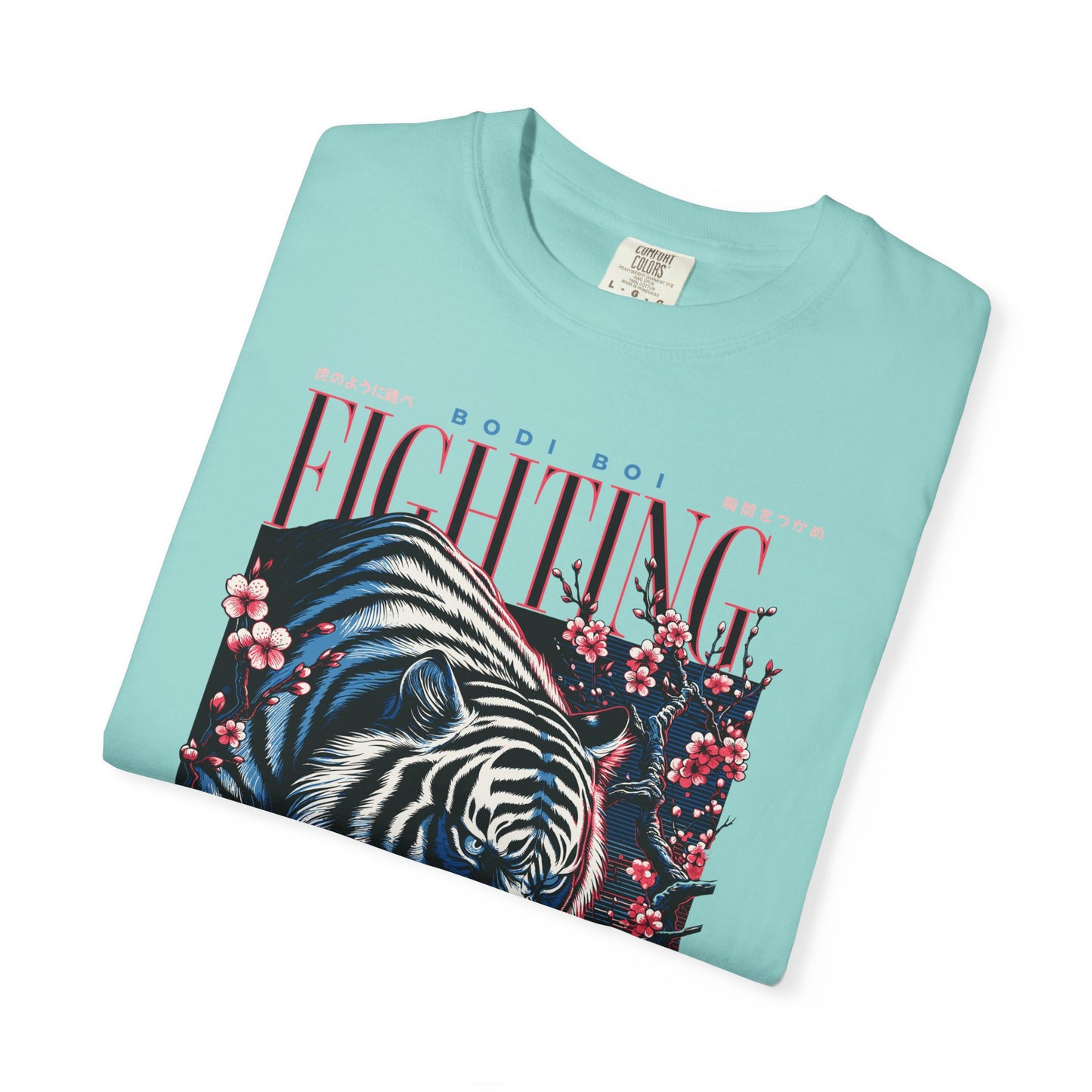 Fierce Tiger Graphic Tee, Vintage Style T-shirt, Unisex Casual Wear, Perfect Gift for Animal Lovers, Fight Against Negative Energy