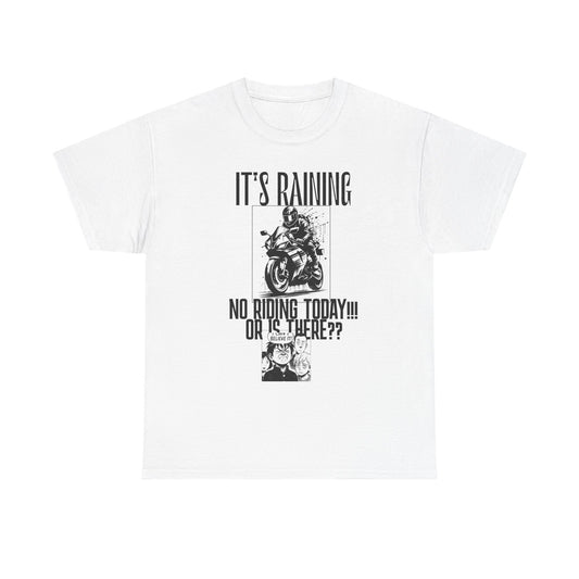 Motorcycle Rainy Day Tee - Fun Biker Shirt for Riders, Unisex Graphic Tee, Gift for Motorcycle Enthusiasts, Outdoor Adventure Apparel