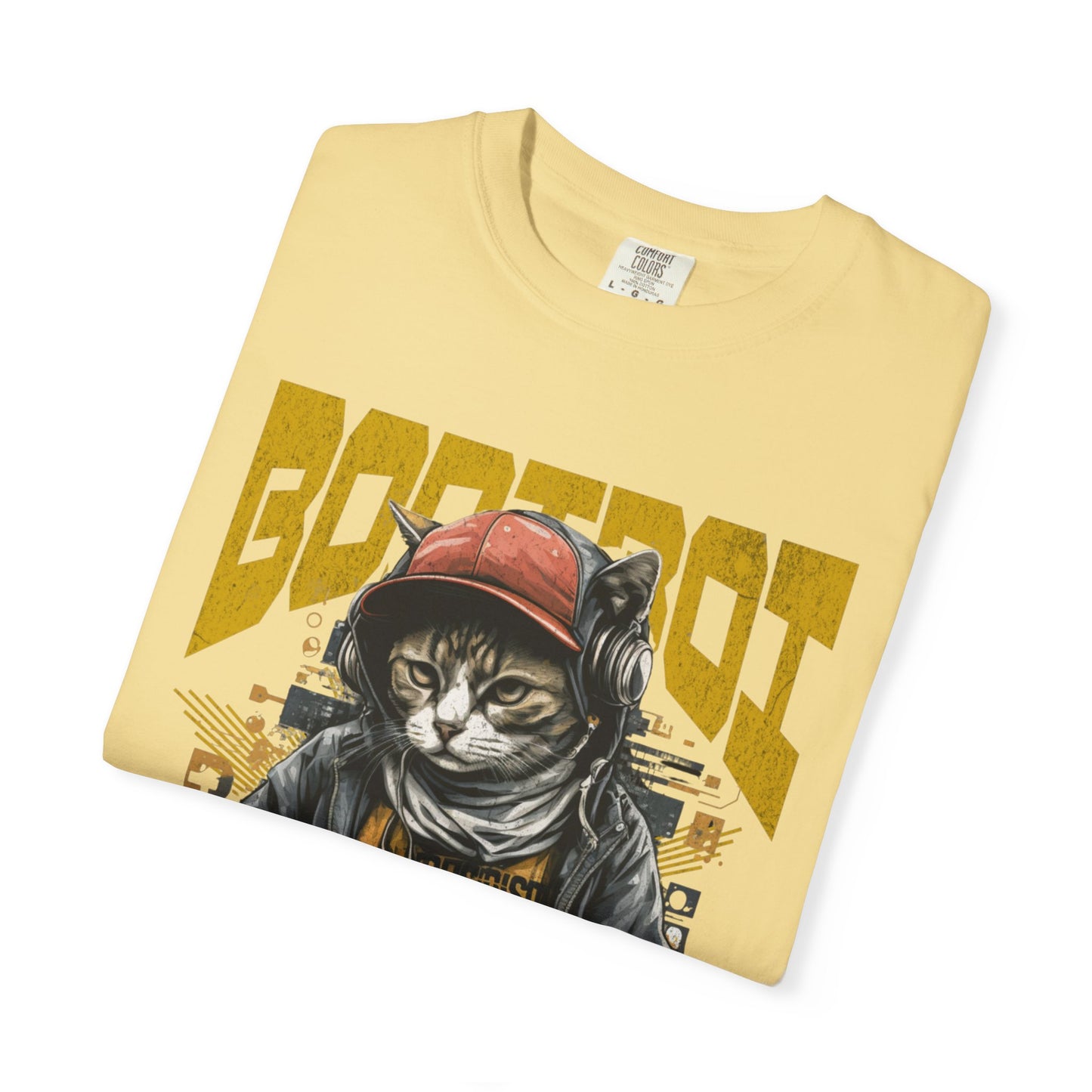 Bodi boi Unisex Vintage Style T-Shirt, Trendy Apparel for Cat Lovers, Casual Wear, Unique Gift Idea