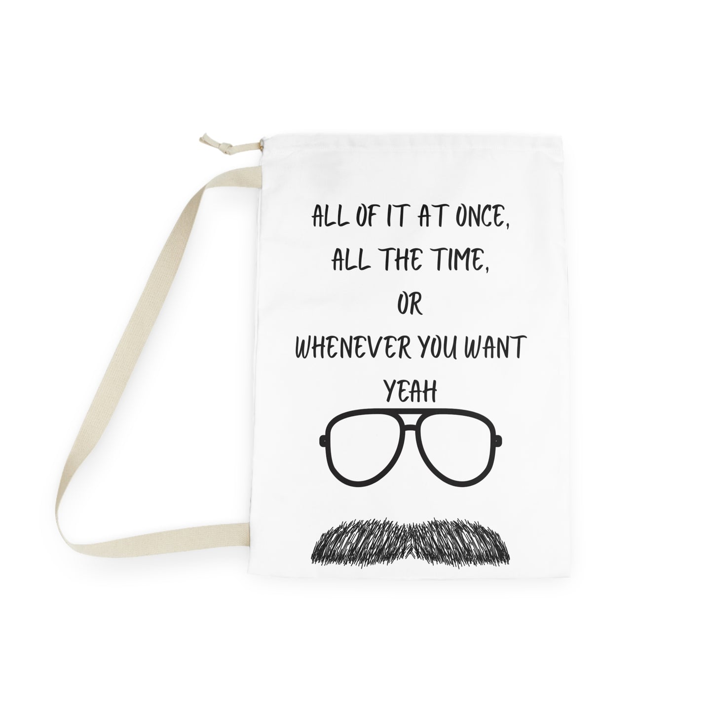 Birthday-Themed Laundry Bag with Funny Quotes, Humor Bag for Gifts, Laundry Tote for Her, Unique Laundry Storage, Fun Birthday Present