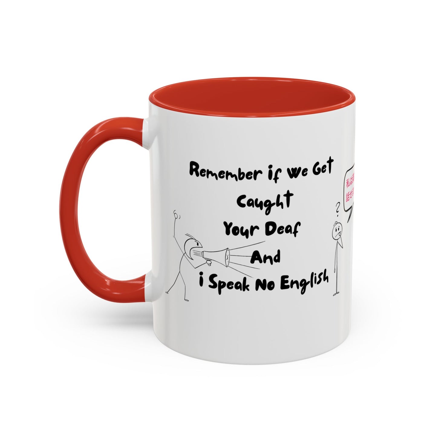 Humorous Accent Coffee Mug, Funny Gift for Language Lovers, Quirky Tea Mug, Cute Coffee Cup, Ideal for Friends, Family, or Students
