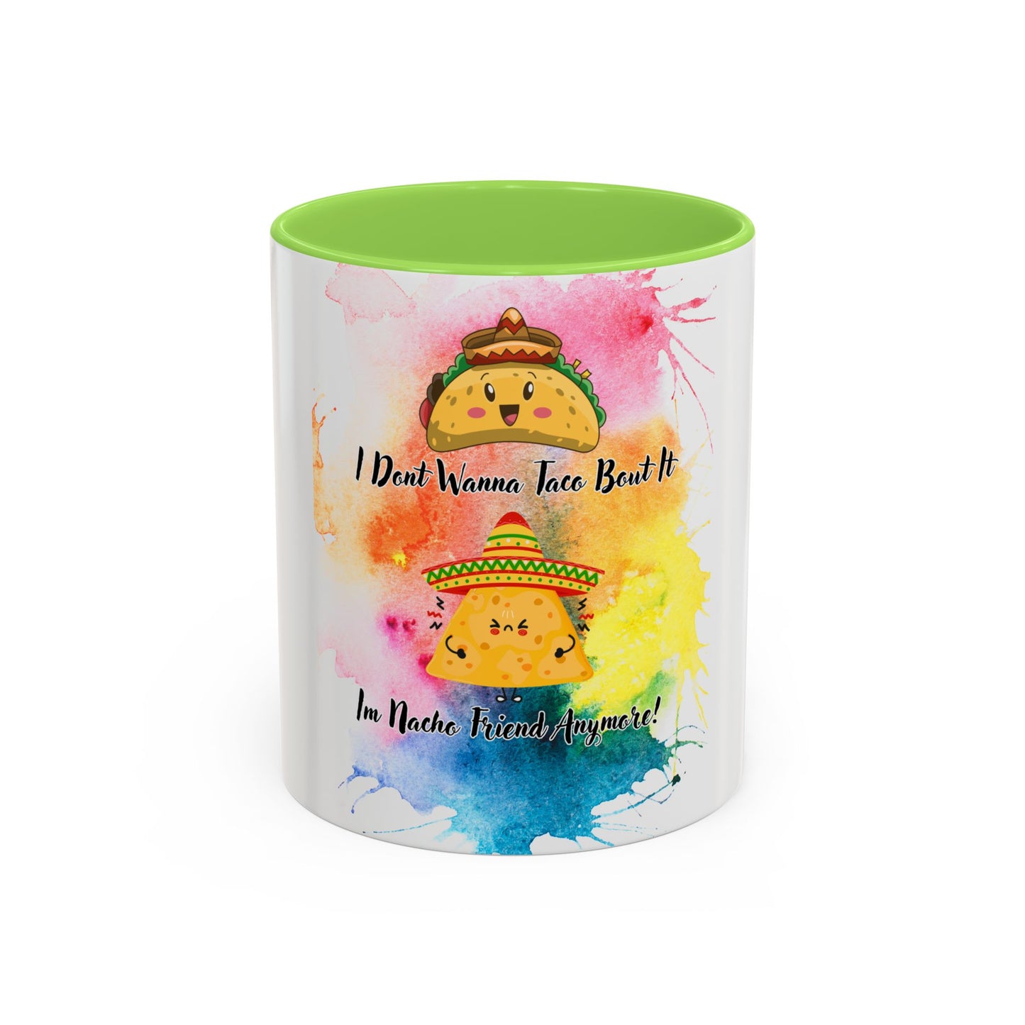 Colorful Mugs - Nacho Friend Fun Coffee Cup for Taco Lovers, Gift for Friends, Vibrant Ceramic Cup, Cute Drinkware for Celebrations, Unique,
