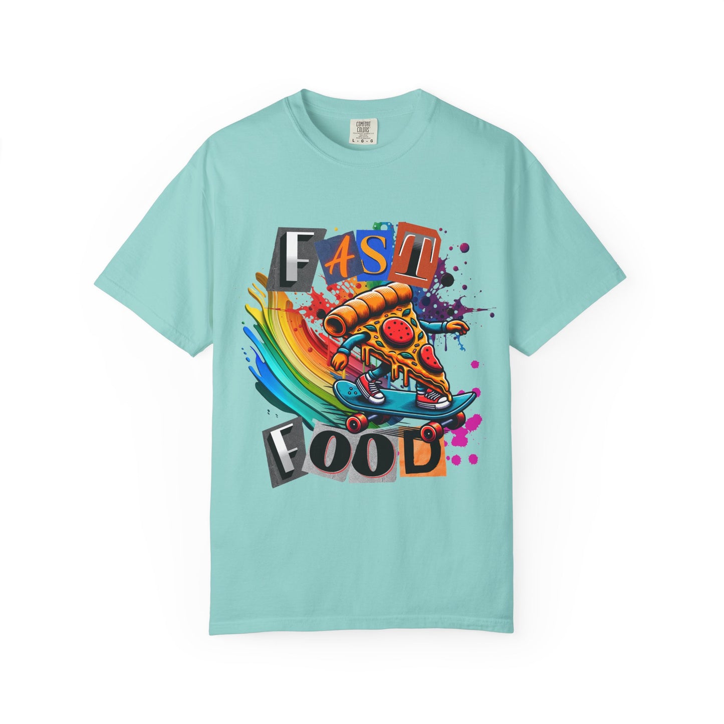 Fast Food Skate Graphic T-Shirt, Unisex T-Shirt, Retro Style Tee, Perfect for Food Lovers, Skate Culture, Casual Wear