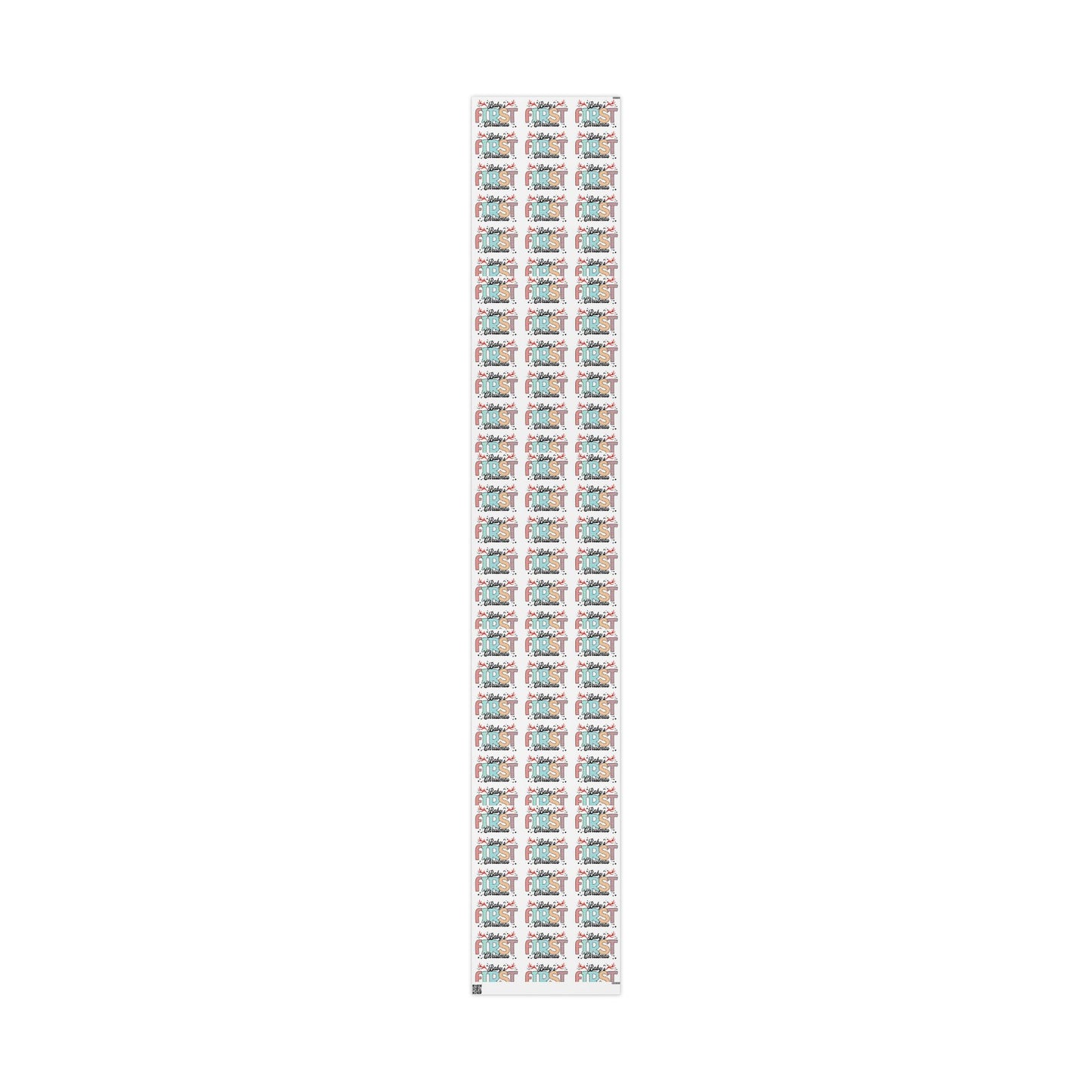 Frist Xmas, Festive Wrapping Paper for Gifts, Christmas, Birthdays, Weddings, Special Occasions