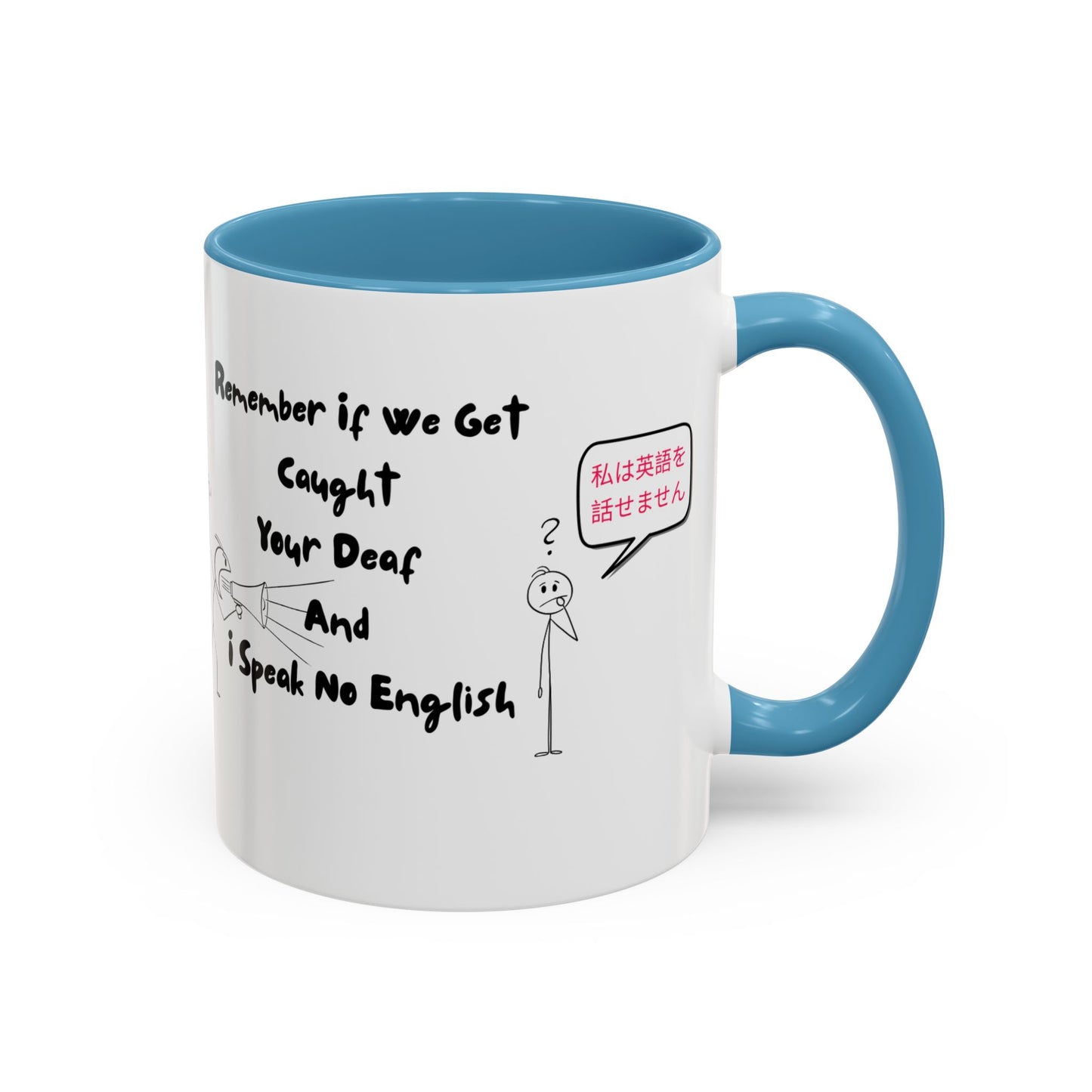 Humorous Accent Coffee Mug, Funny Gift for Language Lovers, Quirky Tea Mug, Cute Coffee Cup, Ideal for Friends, Family, or Students