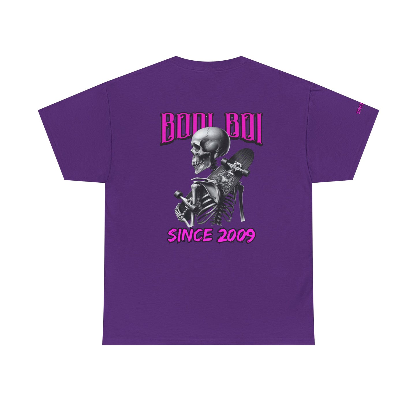 Boo Boi Graphic Tee - Unisex Heavy Cotton Shirt for Halloween, Casual Wear, Costume Parties, Spooky Vibes, Vintage Style, Skeleton Theme