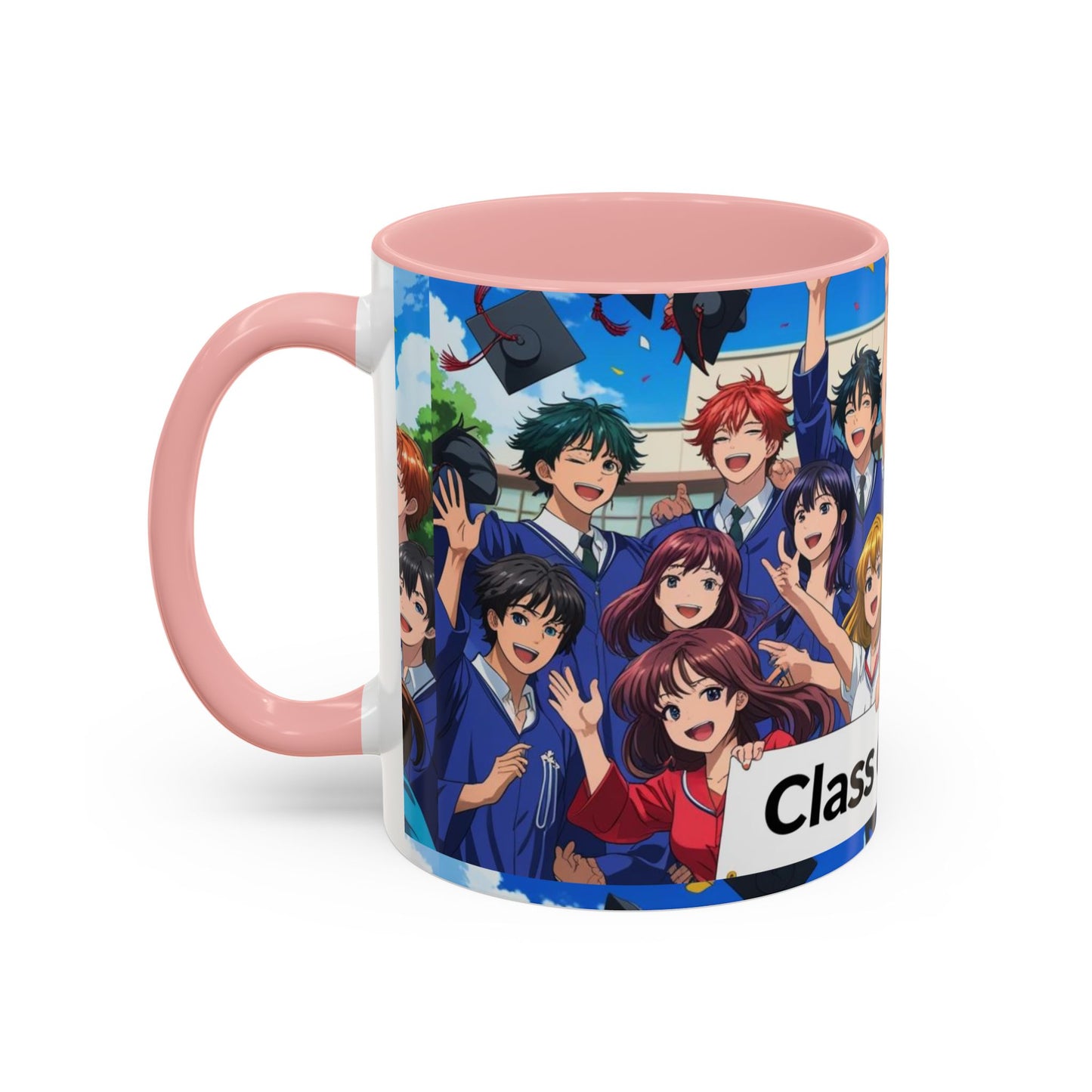 Anime Graduation Coffee Mug for Class of 2025, Personalized Gift, School Memories, Graduation Celebration, Unique Teacher Gift