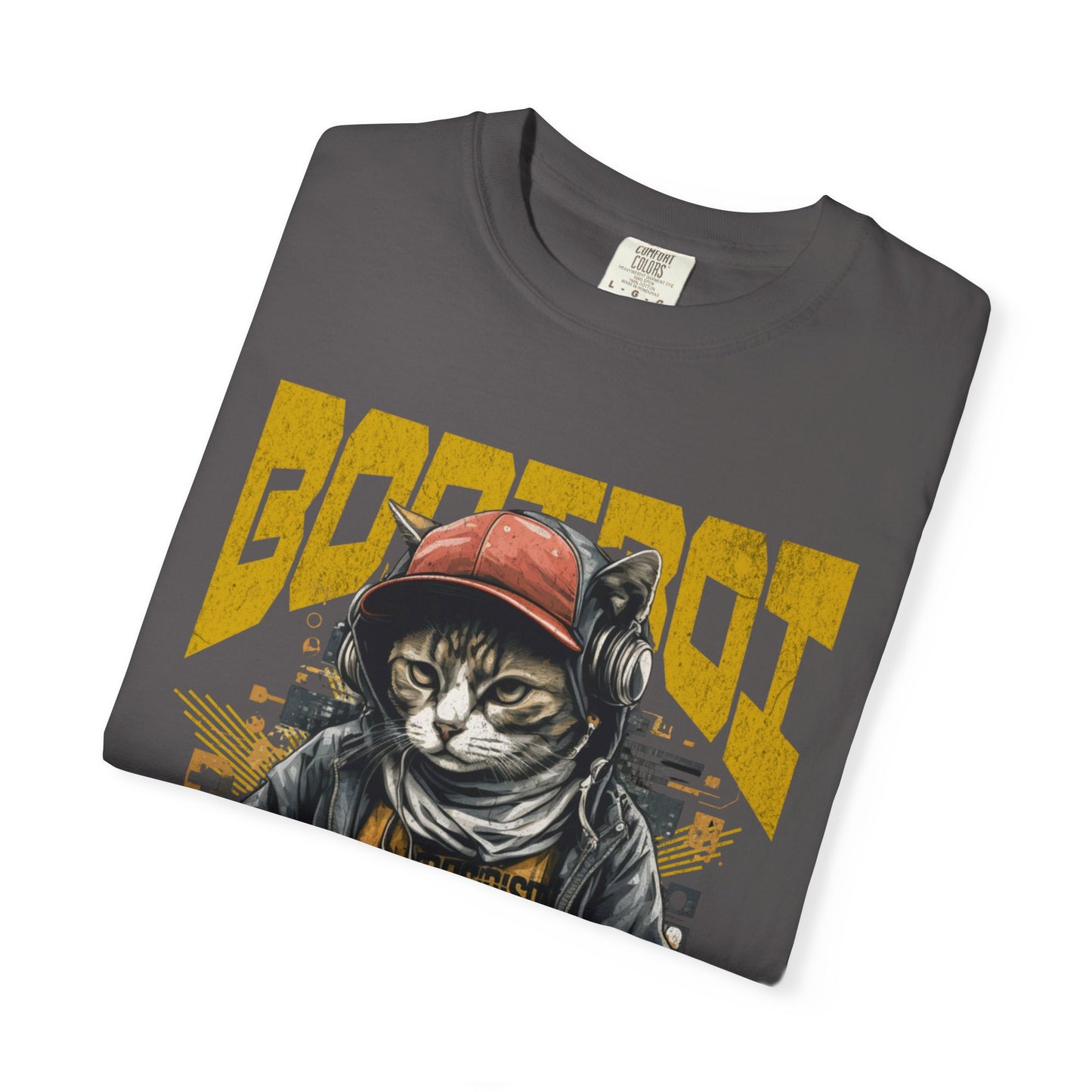 Bodi boi Unisex Vintage Style T-Shirt, Trendy Apparel for Cat Lovers, Casual Wear, Unique Gift Idea