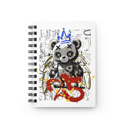 Urban Art Spiral Bound Journal Gothic Bear