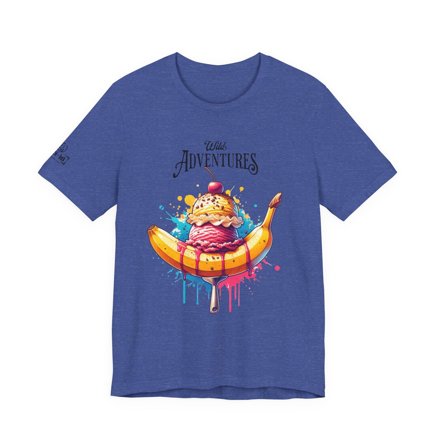 Fun Adventure Banana Split Tee, Ice Cream Lovers T-Shirt, Summer Vibes Shirt, Foodie Gift, Casual Unisex Tee