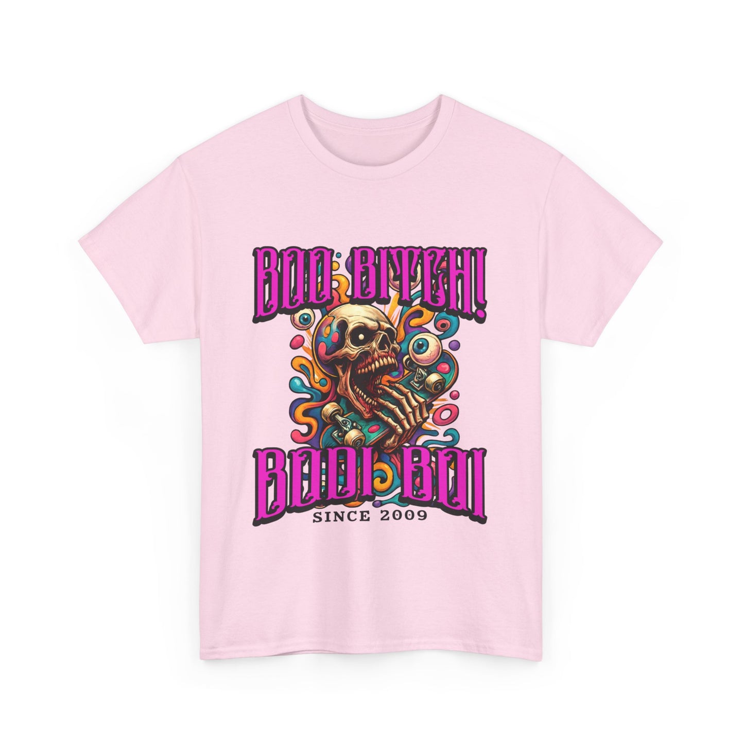Skull Art Unisex Heavy Cotton Tee, Casual Wear, Graphic Tee, Festival Fashion, Unique Gift Idea, Everyday T-Shirt