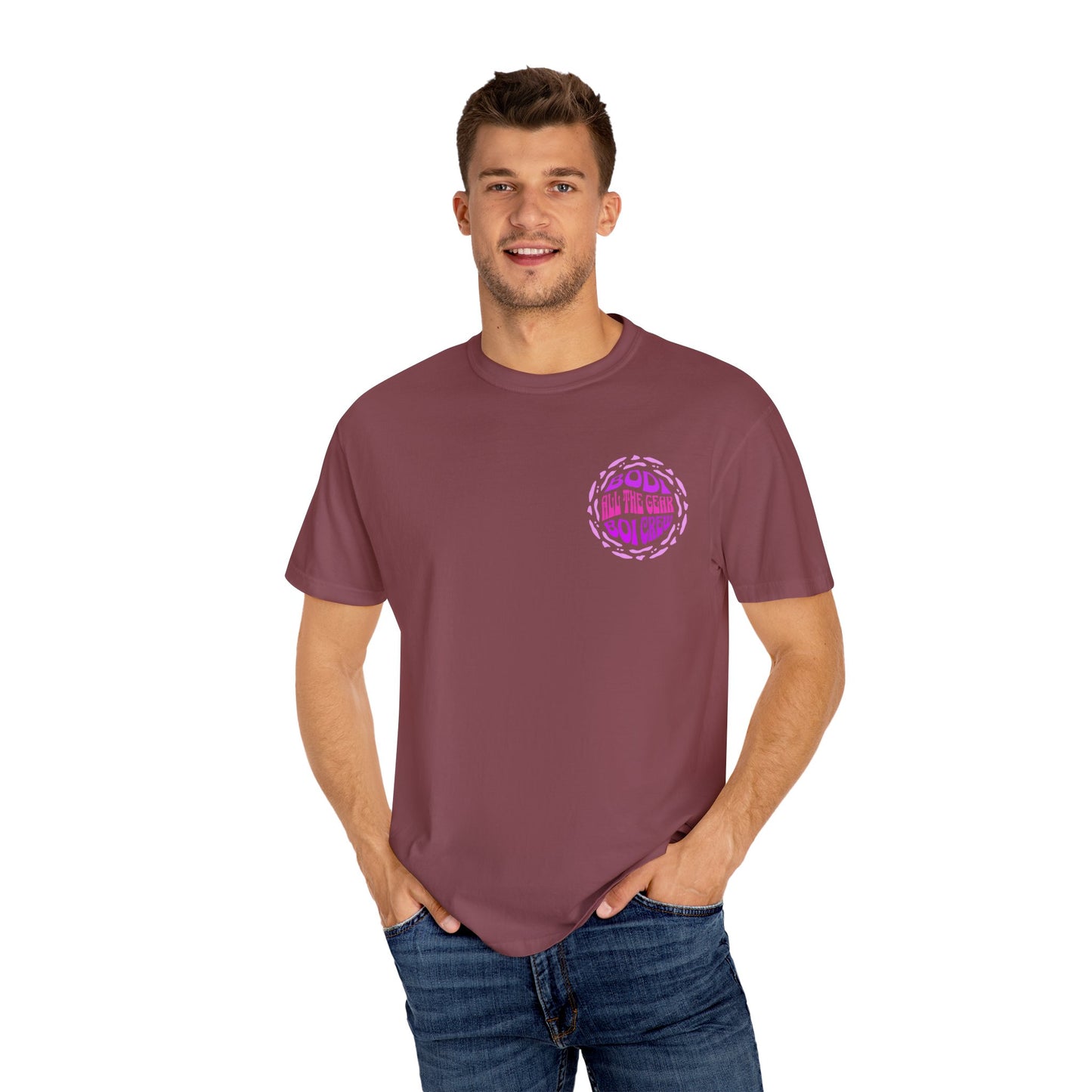 Bold Vibe Unisex Garment-Dyed T-Shirt - Edgy Skate Life Design, Casual Wear, Streetwear, Gift for Skaters, Unique Graphic Tee
