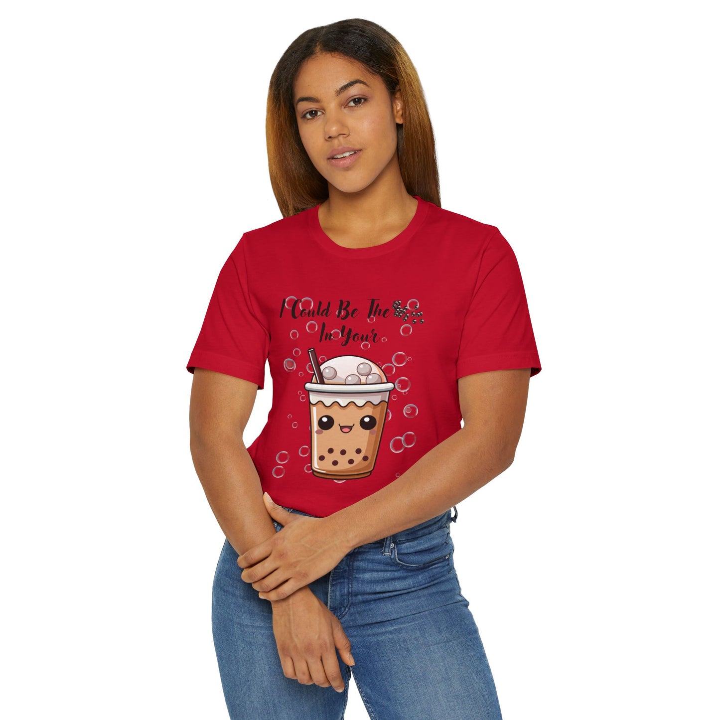 Cute Bubble Tea T-Shirt, Funny Drink Tee, Gift for Tea Lovers, Unisex Casual Shirt, Trendy Summer Wear, Coffee Addict Top