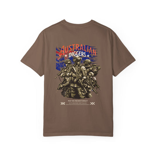 Unisex Garment-Dyed T-Shirt | Australian Diggers Tribute Tee, Military Remembrance Shirt, Heritage Apparel, Veterans Day Gift, Casual [...]