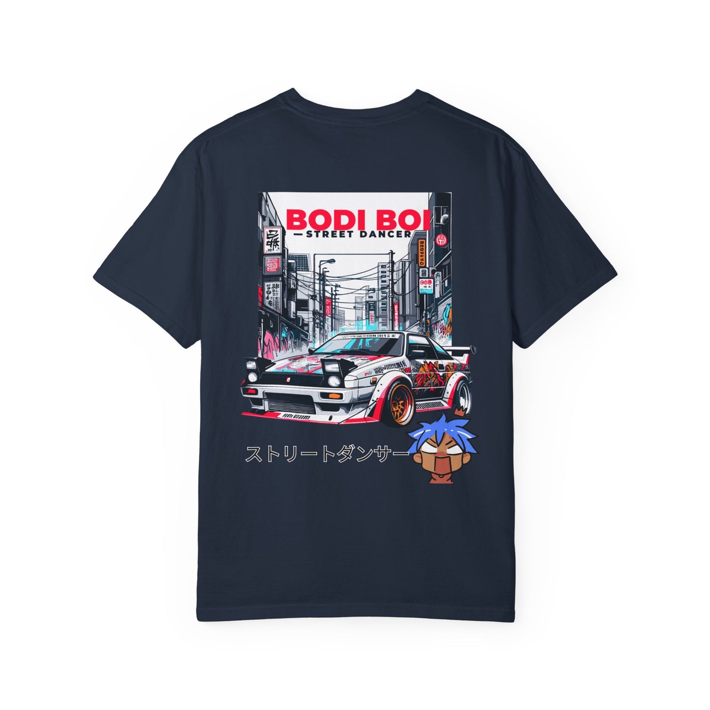 Bodi boi Street-Inspired Unisex T-Shirt for Dance and Car Enthusiasts
